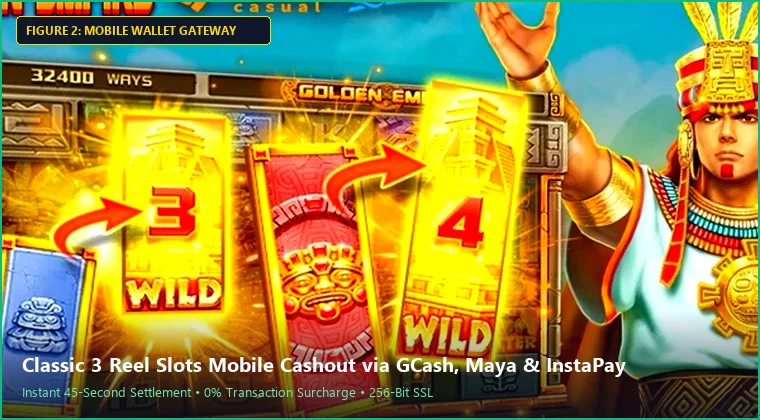 classic 3 reel slots mobile interface and fast GCash payout process