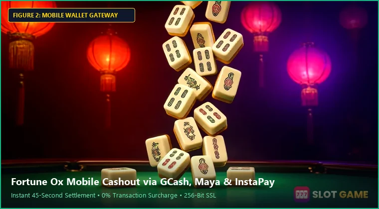 fortune ox mobile interface and fast GCash payout process