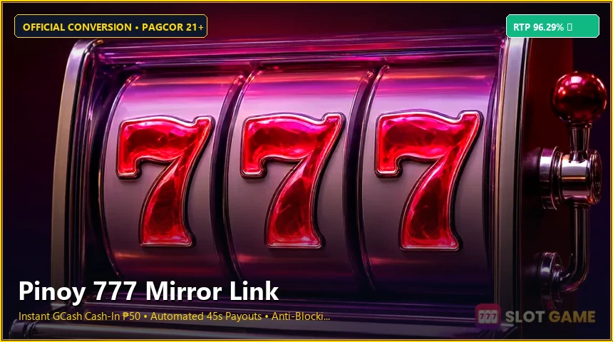 pinoy 777 mirror link on Pinoy 777 Slots
